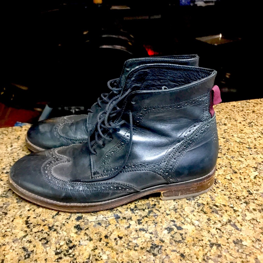 H by Hudson wingtip boots
